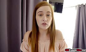 Bisexual teen stepsisters cooling down bros big cock