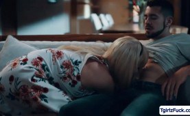 Busty ts stepmom Jamie French bareback by stepsons big cock