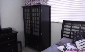 Teen peeing car The Suspended Step Sis