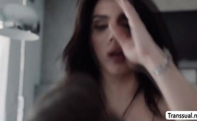 Seductive trans woman bareback fucked by her new boyfriend