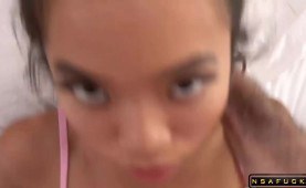 Asian Teen Stepsister Gets Rough Fucked Vina Sky