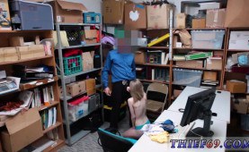 College brunette riding Suspect was lil' and swift,