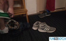 Giant Janitor penetrates twink Austin little tight ass