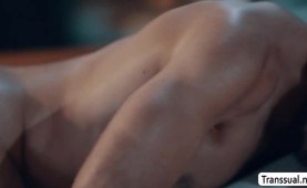 Shemale stepmom lets stepson analed her for finding her ring