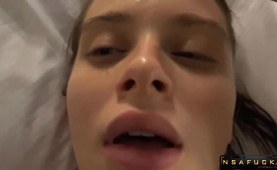 Lana Gets a Full Load of Cum on her Face