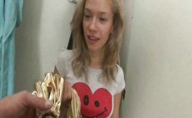 Teen puts on her fuck suit for her boyfriend