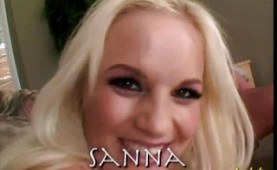 Finnish babe Sanna loves anal fuck