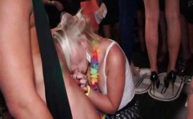 Wild sex orgy in the club