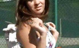 Sexy teen playing with herself