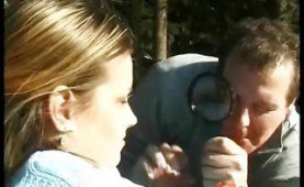 Licking in the forest