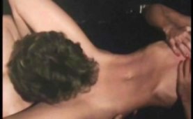 Retro oral sex in a car