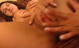 Two sensual lesbians have hot sex